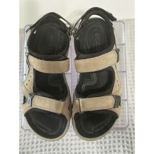 ECCO Sporty Adjustable Strap Sandals Comfort Footbed Outdoor Size 40